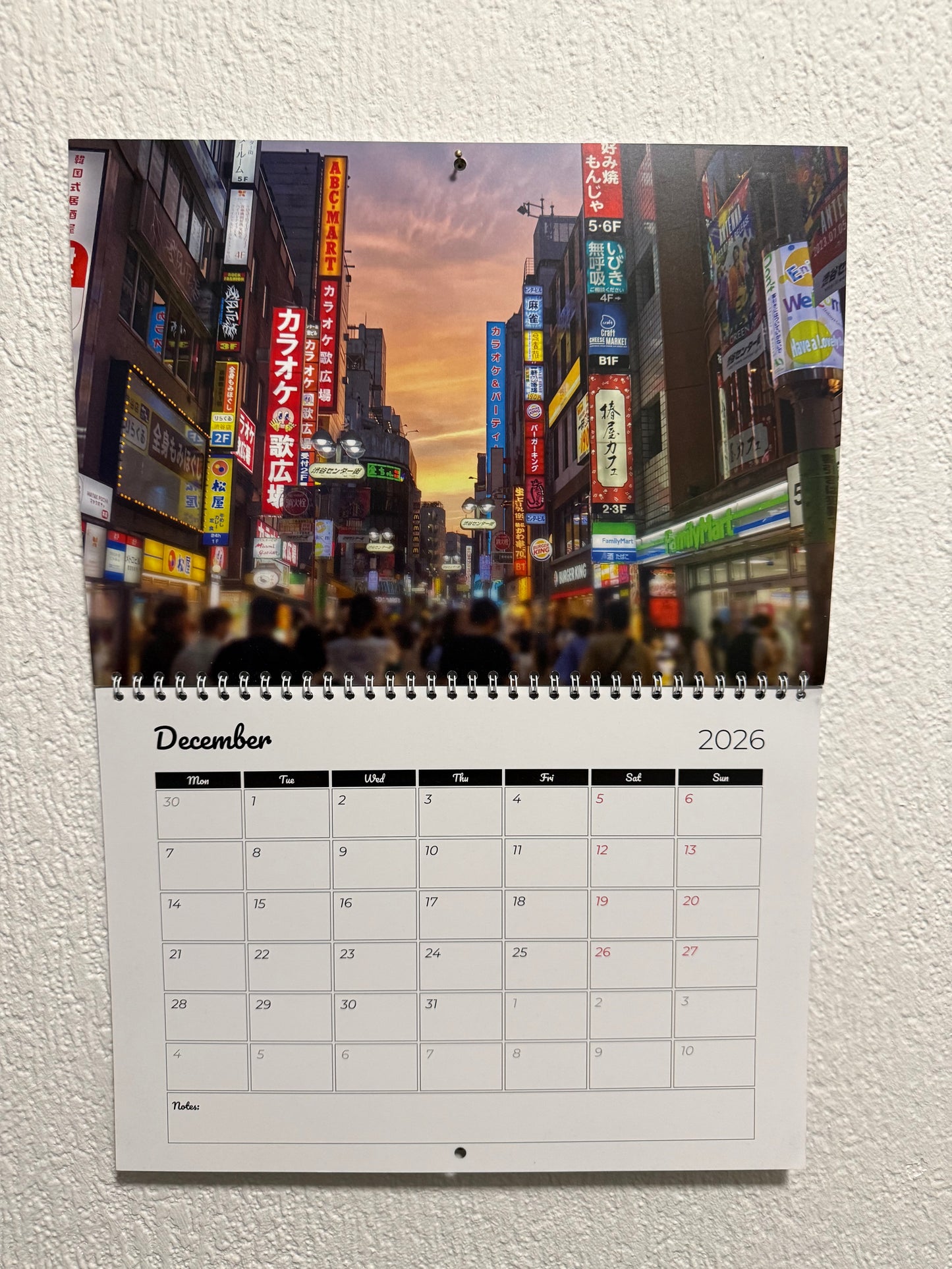 2026 Japan Photo Calendar