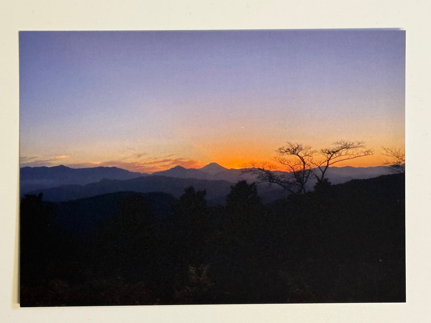 Mt. Fuji View From Mt. Takao Postcard