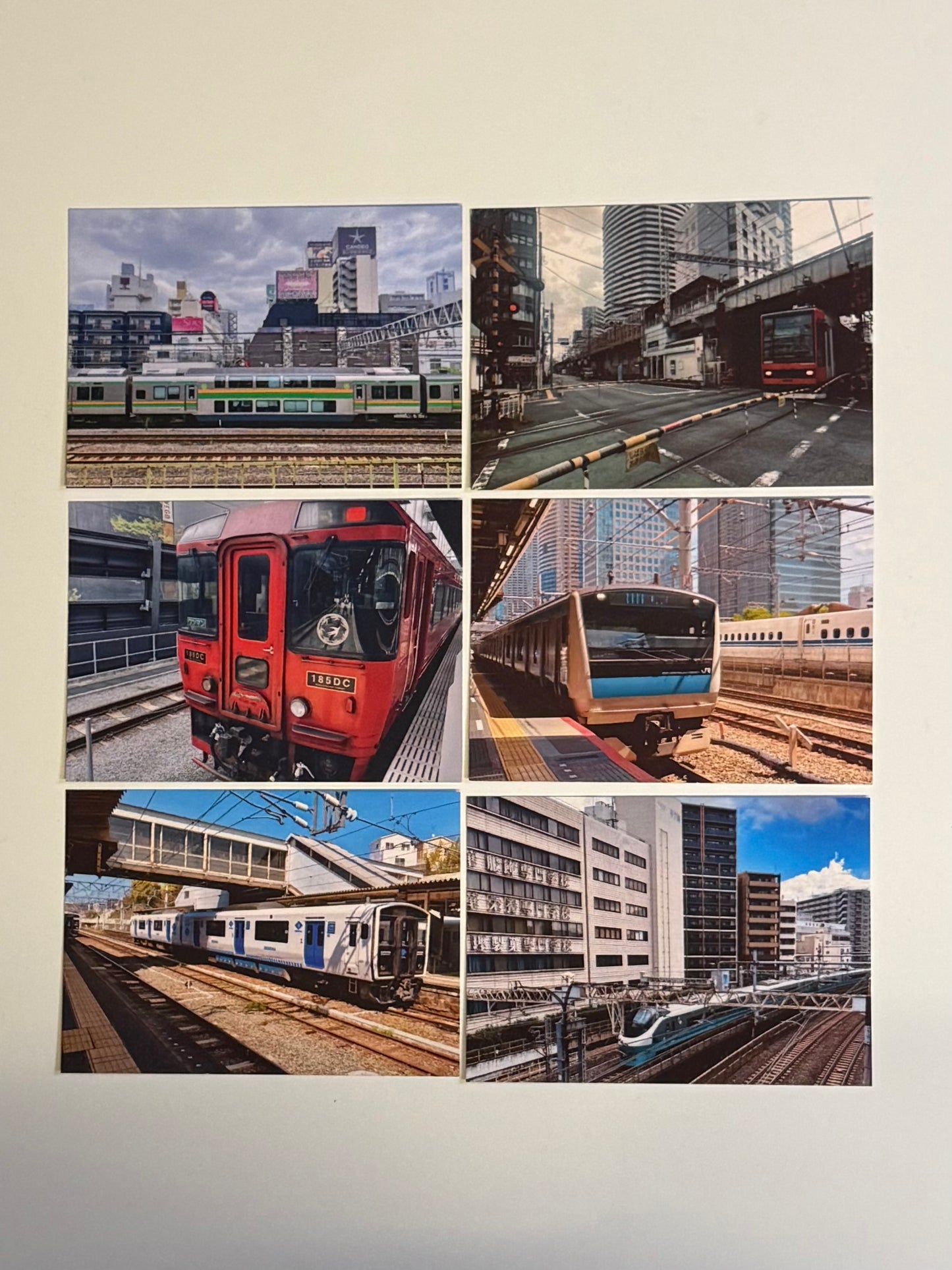 Japanese Trains Postcard Set