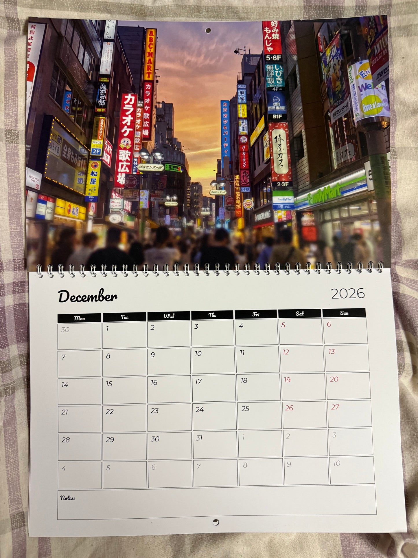 2026 Japan Photo Calendar