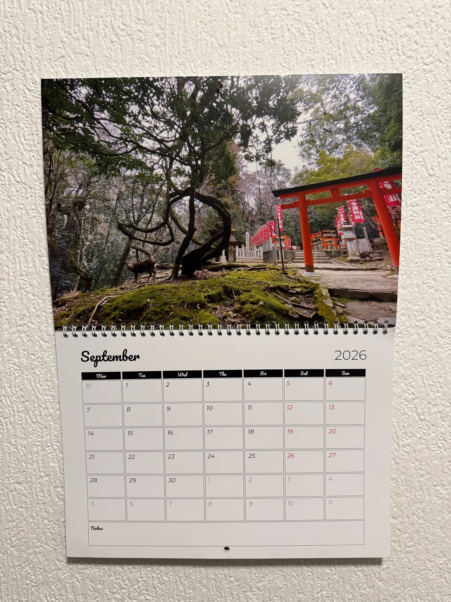 2026 Japan Photo Calendar