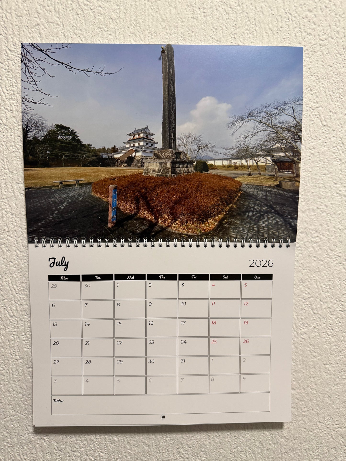 2026 Japan Photo Calendar